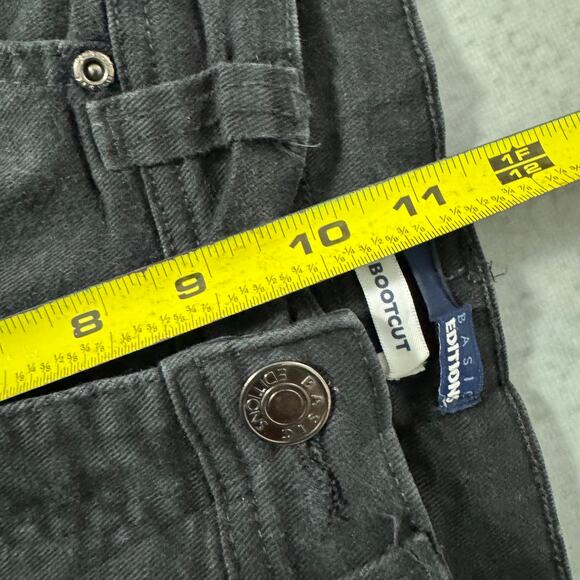 Basic Editions Black Bootcut Pants - Size: 6 - Picture 6 of 10